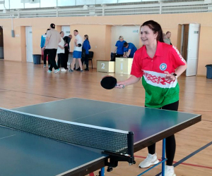 Круглогодичная Спартакиада для руководящих работников предприятий и организаций Оршанского района. Первое соревнование по настольному теннису.